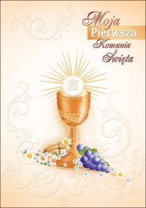 Okładki do pudełka DVD - Pierwsza Komunia Święta - wzór PK-6012