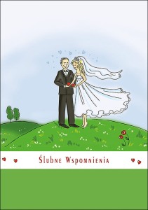 Okładki do pudełka DVD - Ślub, Wesele - wzór SL 7020