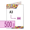 Ulotki składane A3 do A4 w atrakcyjnej niskiej cenie
