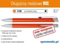 Długopisy metalowe VIC z grawerem - kolor V-05 pomarańczowy
