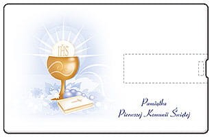 Pendrive okolicznościowy - Pierwsza Komunia Święta - PK 6001 PCC - awers