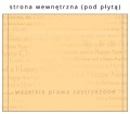 Płyty z kolędami w pudełku CD-BOX - inlay strona wewnętrzna (pod płytą) - wzór BK-394