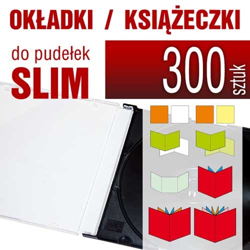 druk okładek i książeczek do pudełka SLIM - od 2 do 24 stron