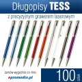 Długopisy metalowe TESS z grawerem - ATRAKCYJNA CENA