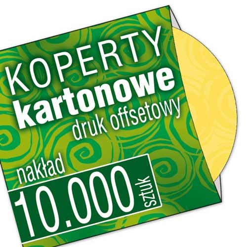 Koperta kartonowa, druk full kolor - 10.000 szt.