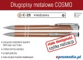 Długopisy metalowe COSMO z grawerem - kolor C-25 miedziany