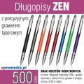 Długopisy metalowe ZEN z grawerem - komplet 500 szt.