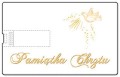 Pendrive okolicznościowy - Pamiątka Chrztu Świętego na USB - CH 5006 PCC - rewers (drukowany przy wyborze opcji druku dwustronnego)