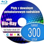 Płyty Blu-Ray + nadruk UV - pakiet 300 szt.