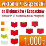 Wkładki, książeczki do digipacków / ecopaców - pakiet 1.000 szt.