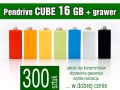 Pendrive CUBE 16 GB z grawerem - komplet 300 szt.