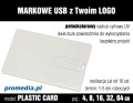 Pendrive Goodram PLASTIC CREDIT CARD 4 GB z nadrukiem pełnokolorowym CMYK