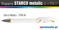 Długopisy STARCO METALIC z nadrukiem cyfrowym UV FULL KOLOR - kolorystyka STM 04