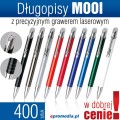 Długopisy metalowe MOOI z grawerem laserowym - komplet 400 szt.