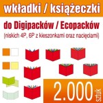 Wkładki, książeczki do digipacków / ecopaców - pakiet 2.000 szt.