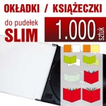 Druk okładek, książeczek do pudełka SLIM - pakiet 1.000 szt.