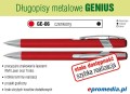 Długopisy metalowe GENIUS z grawerem - kolor GE-06 czerwony