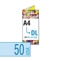 Ulotki składane A4 do DL w atrakcyjnej niskiej cenie