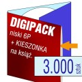 Digipacki 6P z KIESZONKĄ na książeczkę - 3.000 szt.
