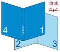 druk okładek pod folię do pudełka standardowego DVD-BOX oraz do pudełka DVD-SLIM - druk 4+4