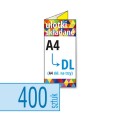Ulotki składane A4 do DL w atrakcyjnej niskiej cenie