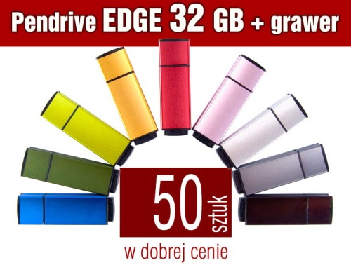 Pendrive EDGE 32 GB z grawerem - komplet 50 szt.