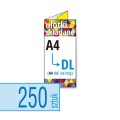 Ulotki składane A4 do DL w atrakcyjnej niskiej cenie