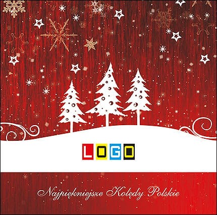 Płyty z kolędami w pudełku CD-BOX - okładka - wzór BK-366