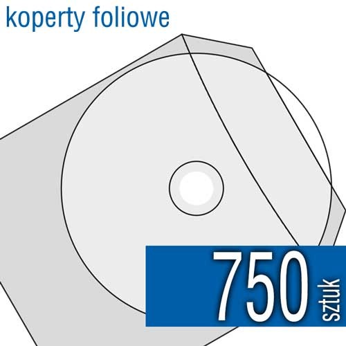 koperta foliowa do płyt CD, DVD, Blu-Ray (gruba folia)