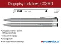 Długopisy metalowe COSMO z grawerem - kolor C-04 srebrny