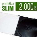 pudełko plastikowe SLIM do płyt CD, DVD