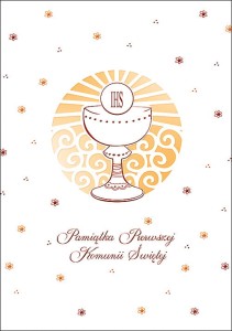 Okładki do pudełka DVD - Pierwsza Komunia Święta - wzór PK-6011
