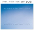 Płyty z kolędami w pudełku CD-BOX - inlay strona wewnętrzna (pod płytą) - wzór BK-079