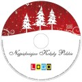 Płyty z kolędami w pudełku CD-BOX - nadruk na płycie - wzór BK-366