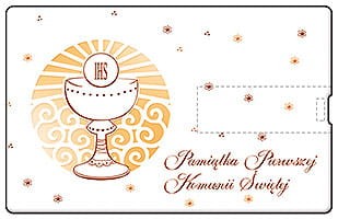 Pendrive okolicznościowy - Pierwsza Komunia Święta - PK 6011 PCC - awers