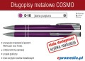Długopisy metalowe COSMO z grawerem - kolor C-18 jasna purpura