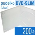 pudełko plastikowe DVD-SLIM - do płyt CD, DVD