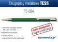 Długopisy metalowe TESS z grawerem - kolor TE-02A ciemnozielony