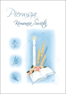Okładki do pudełka DVD - Pierwsza Komunia Święta - wzór PK-6008