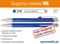 Długopisy metalowe VIC z grawerem - kolor V-10 ciemnoniebieski