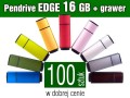 Pendrive EDGE 16 GB z grawerem - komplet 100 szt.