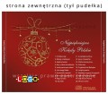 Płyty z kolędami w pudełku CD-BOX - inlay strona zewnętrzna - wzór BK-001