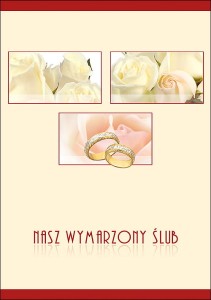 Okładki do pudełka DVD - Ślub, Wesele - wzór SL 7005