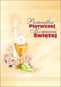 Okładki do pudełka DVD - Pierwsza Komunia Święta - wzór PK-6009
