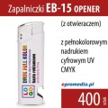 zapalniczki EB 15 OPENER (z otwieraczem) z nadrukiem pełnokolorowym