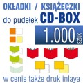 druk okładek i książeczek do pudełka standardowego CD-BOX - od 2 do 36 stron + inlay