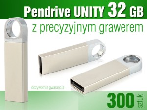 Pendrive UNITY 32GB z grawerem - pakiet 300 szt.