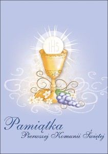Okładki do pudełka DVD - Pierwsza Komunia Święta - wzór PK-6015