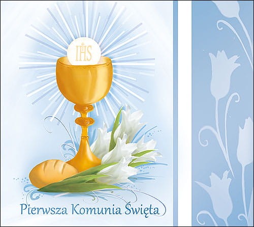 Opakowania okolicznościowe na pendrive i płyty - Digipack - Pierwsza Komunia Święta - PK 6007 D4P