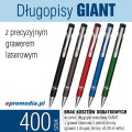 Długopisy metalowe GIANT z grawerem - komplet 400 szt.